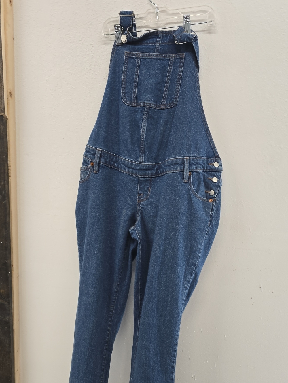 Classic Blue Denim Overalls - Women's Jeans